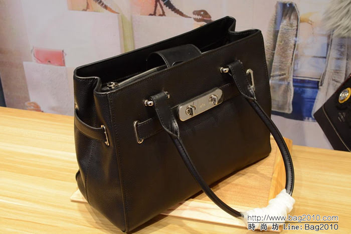 COACH蔻馳 原單正品 36514 荔枝紋牛皮 手提女包  Chz1446